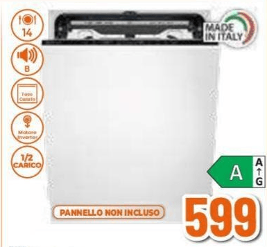 Electrolux lavastoviglie a scomparsa totale 14 coperti in offerta da Expert