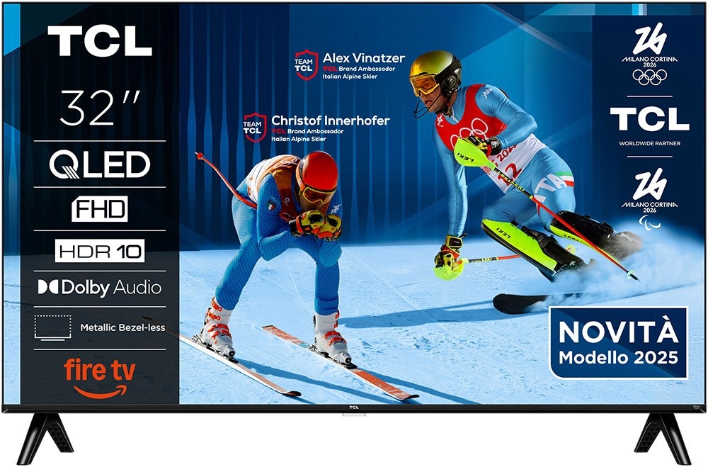TCL Smart TV QLED FHD firetv 32" in offerta da Unieuro