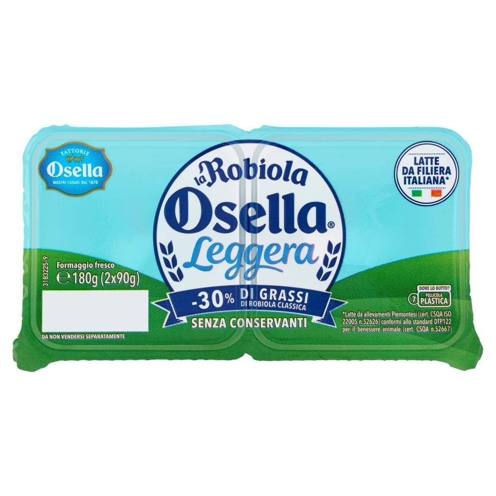 Robiola Leggera Osella 2x90 g in offerta da Il Gigante