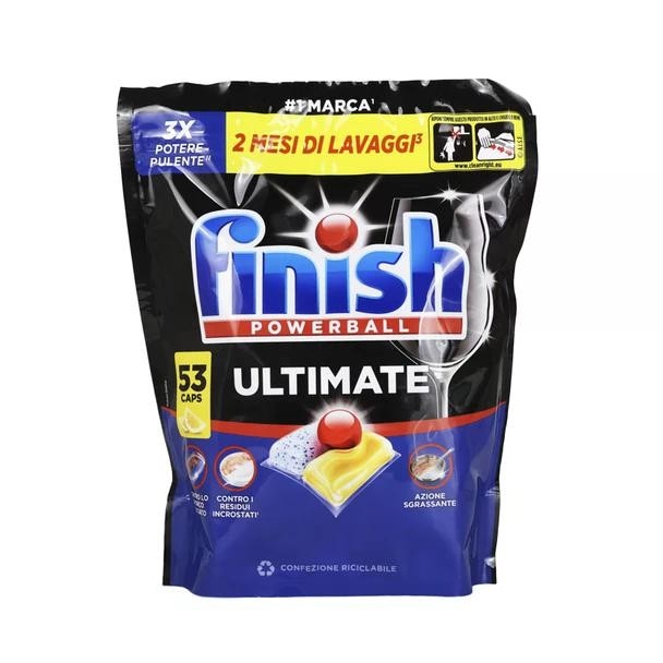 Finish tabs Ultimate o Quantum 53 pezzi confezione in offerta da Lidl