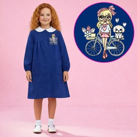 Grembiule scuola bambina o bambino 6-11 anni in offerta da Bennet