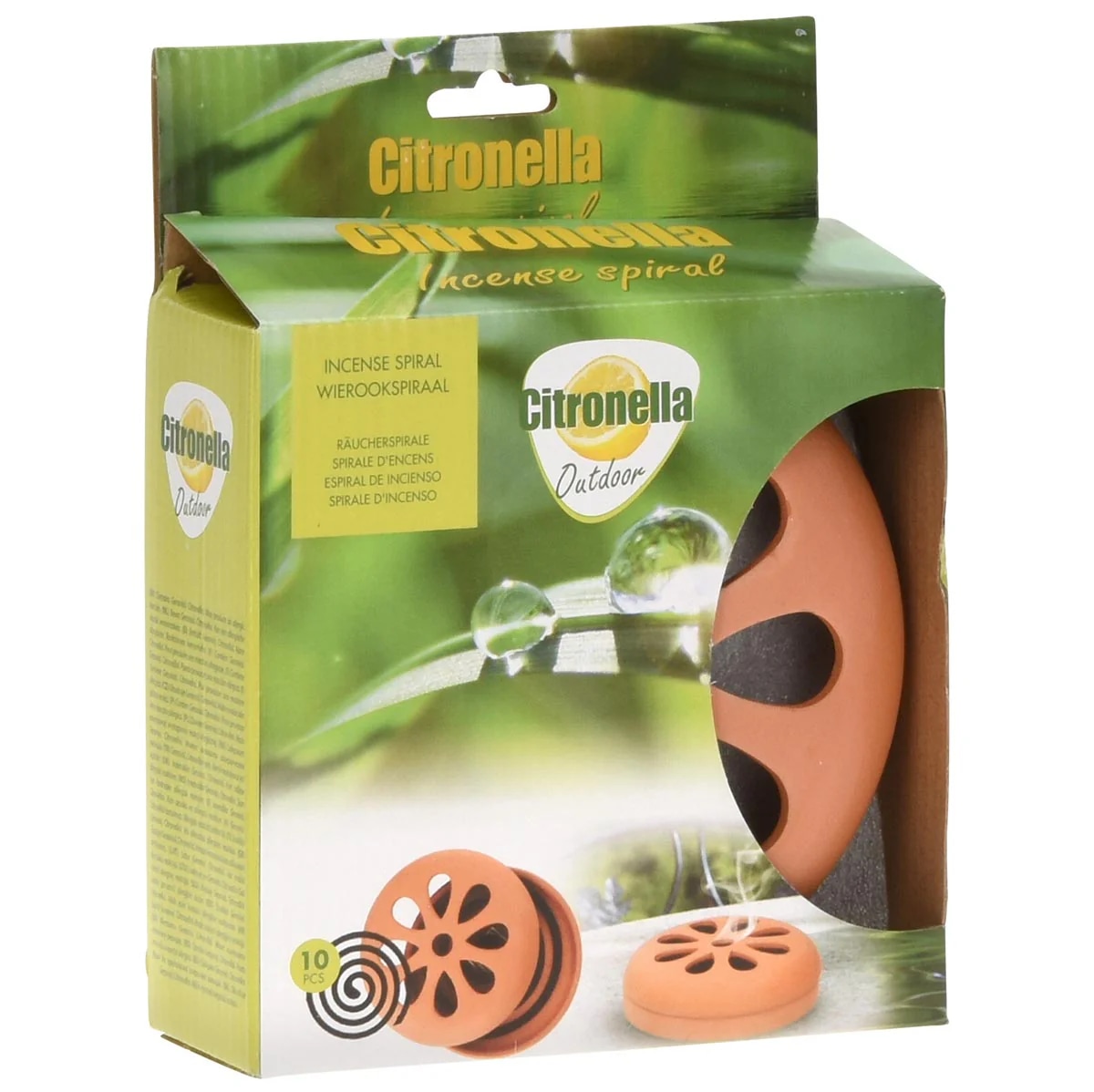 Coccio con spirali alla citronella 10 spirali - Offerta nel negozio Happy Casa