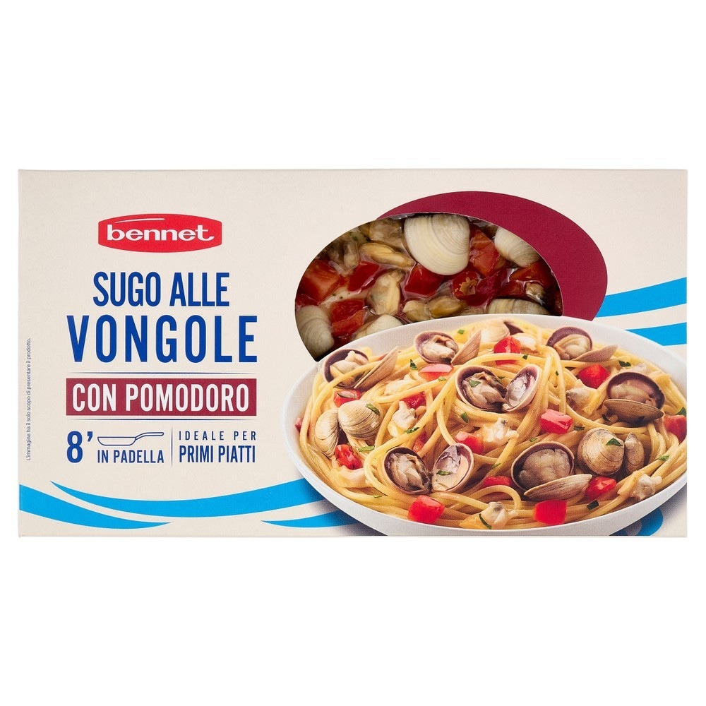 Sugo alle vongole con pomodoro 400 g Bennet in offerta da Bennet
