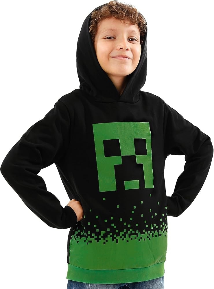 Felpa con Cappuccio Minecraft in offerta da Carrefour