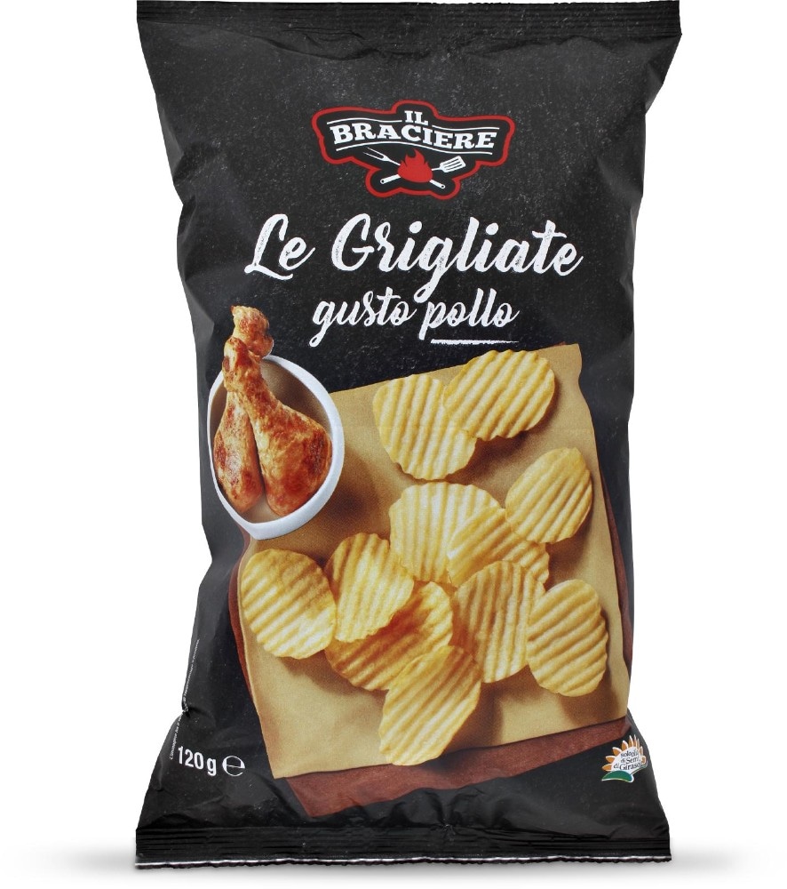 Il Braciere patatine Le Grigliate gusto pollo 120 g in offerta da Eurospin