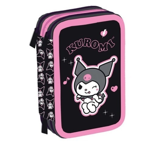 Astuccio 3 zip Kuromi in offerta da Carrefour