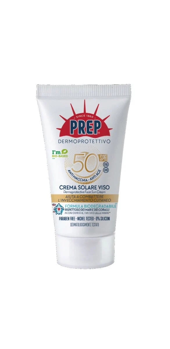 Prep Dermoprotettivo crema solare viso SPF 50+ 50 ml - Offerta nel negozio Dm