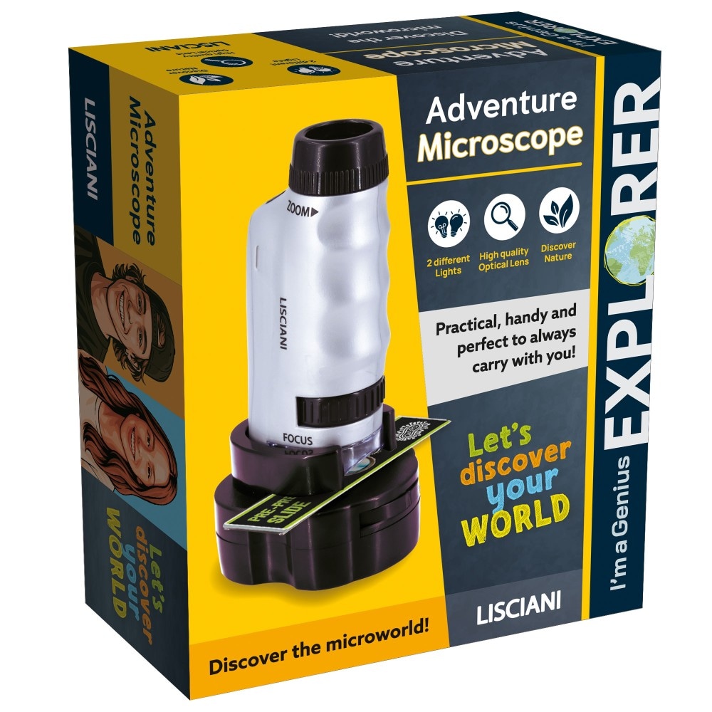 I'm a Genius Explorer Adventure Microscope Lisciani in offerta da Carrefour