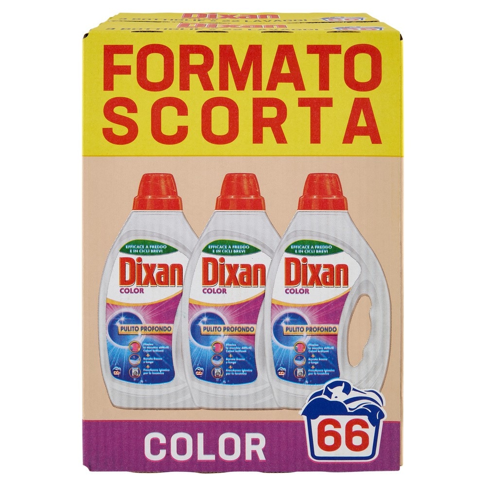 Detersivo liquido Dixan 66 lavaggi - Offerta nel negozio Iper La grande i