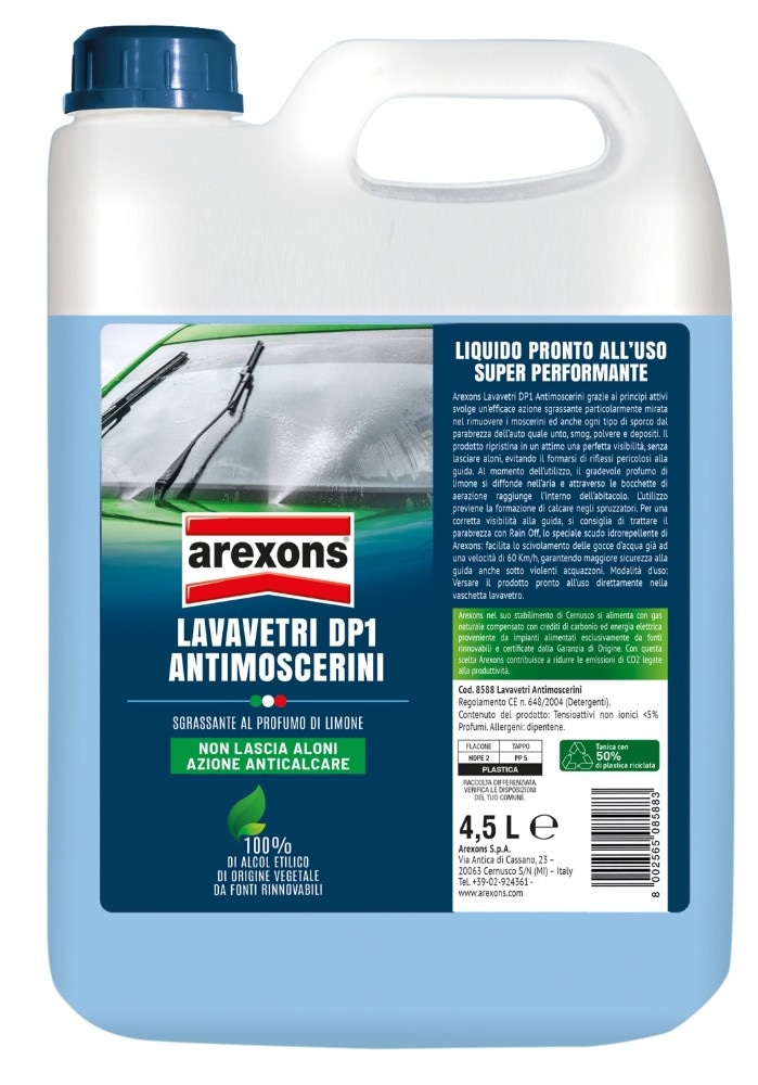 Linea liquidi protettivi per radiatori o lavavetri Arexons 4,5 litri in offerta da Il Gigante
