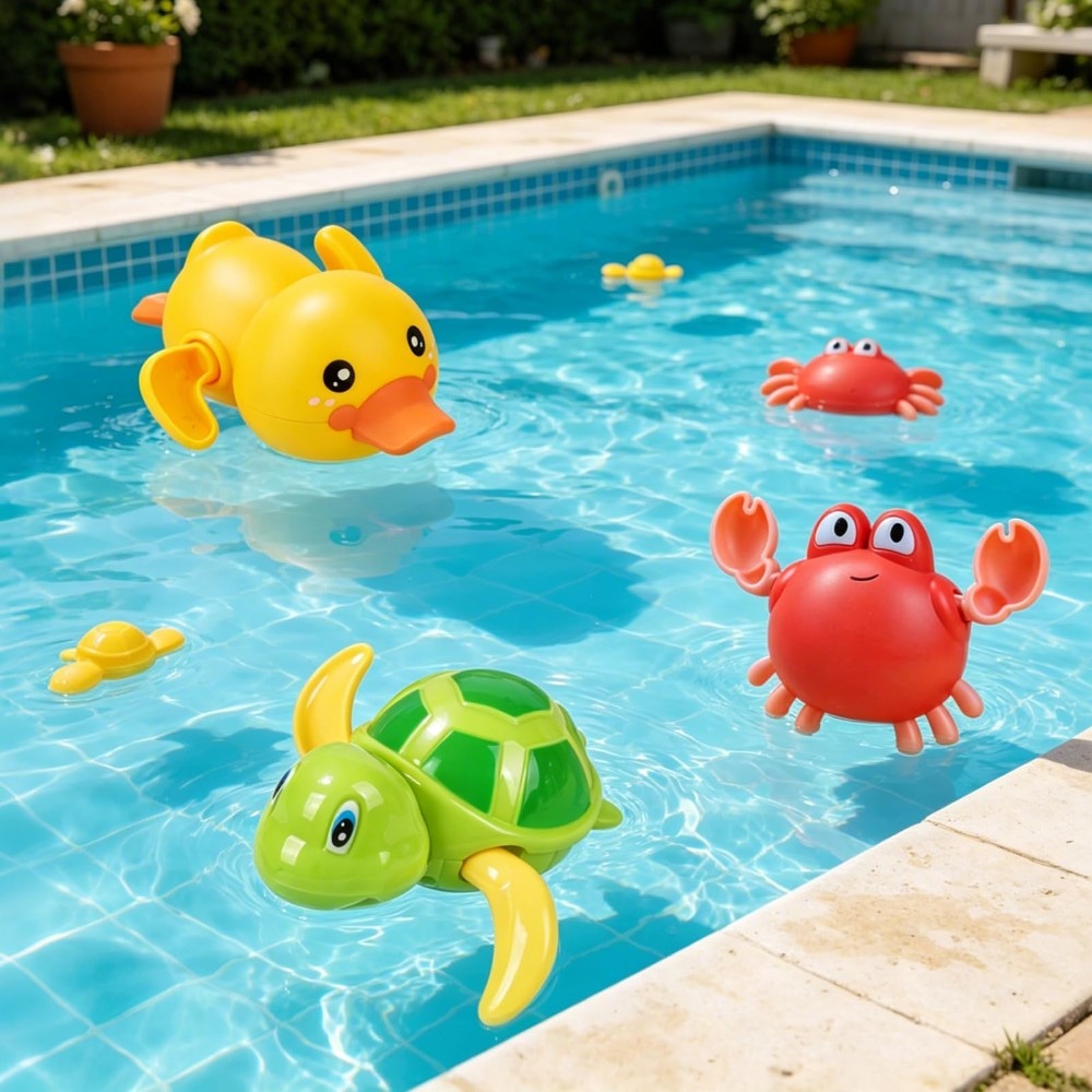 Toylino Giocattoli da bagno e piscina al set in offerta da ALDI