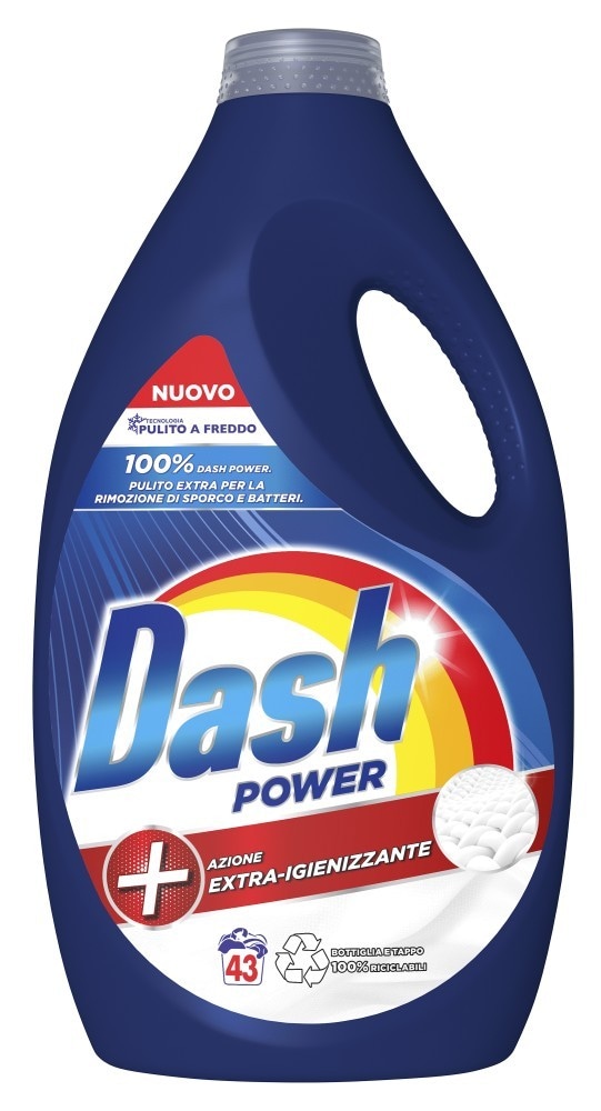 Detersivo pre-dosato per lavatrice 43 o 49 lavaggi Dash Power in offerta da Iper La grande i