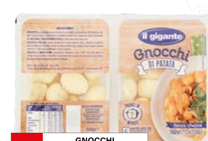 Gnocchi di patata 500 g in offerta da Il Gigante