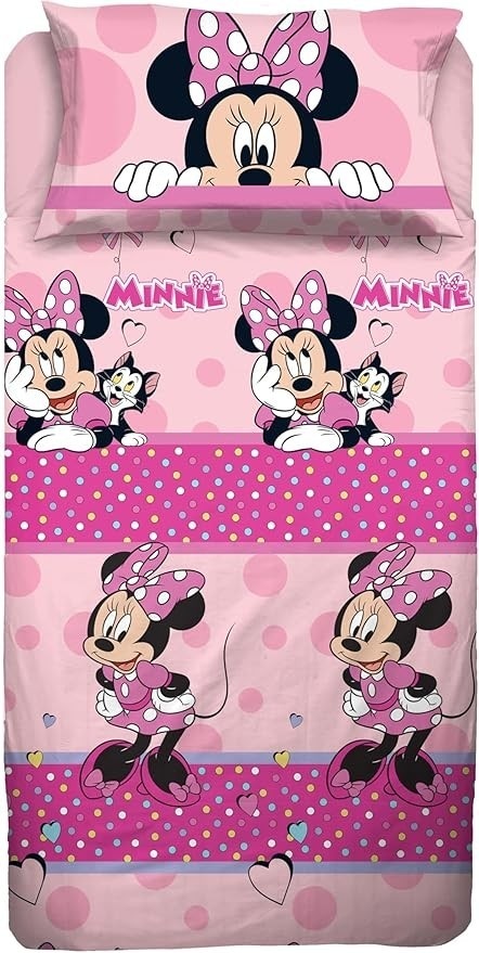 Linea letto Minnie completo letto singolo in offerta da Iper La grande i