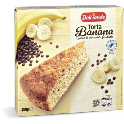 Torta banana e gocce cioccolato 400 g Dolciando in offerta da Eurospin