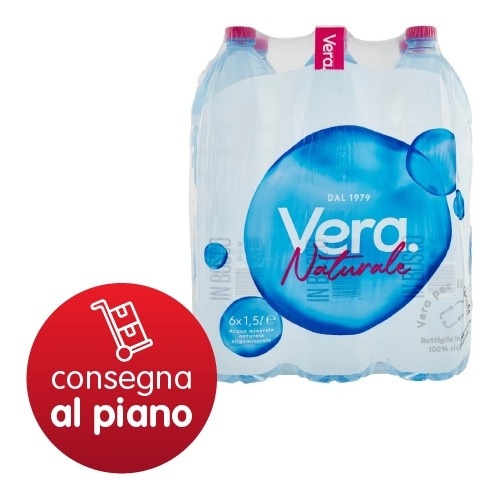 Acqua Vera conf 6 pezzi da 1,5 lt cad 9 l in offerta da Carrefour
