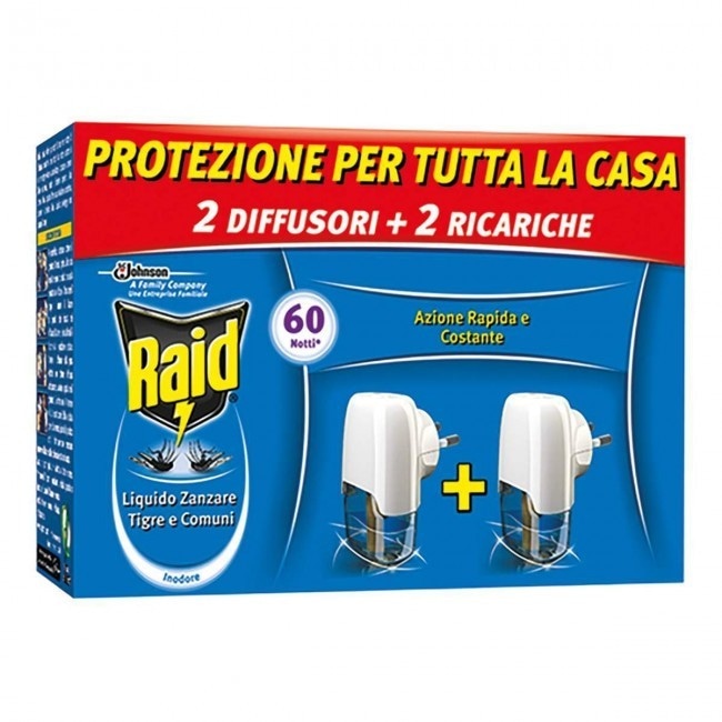 Elettroemanatore Liquido Raid (base + 2 ricariche) - Offerta nel negozio Carrefour