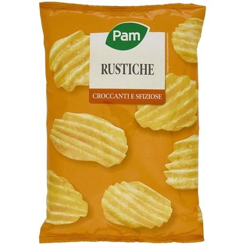Patatine Rustiche Pam 180 g in offerta da Panorama
