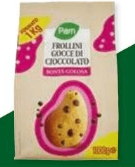 Frollini con gocce di cioccolato 1 kg Pam in offerta da Panorama