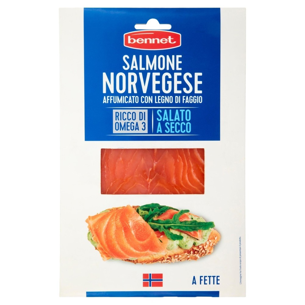 Salmone Norvegese Affumicato Bennet 100 g - Offerta nel negozio Bennet