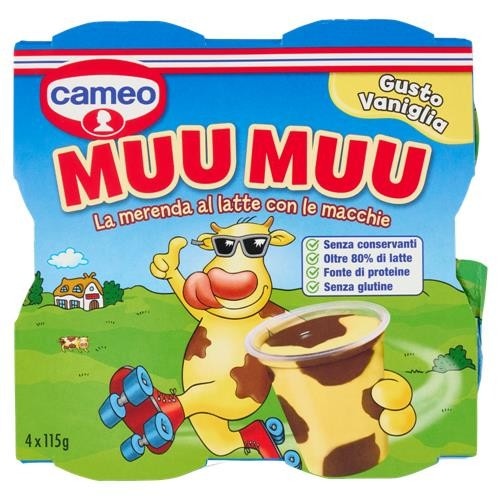 Muu Muu gusto vaniglia o cioccolato 115 g x4 Cameo in offerta da Iper La grande i