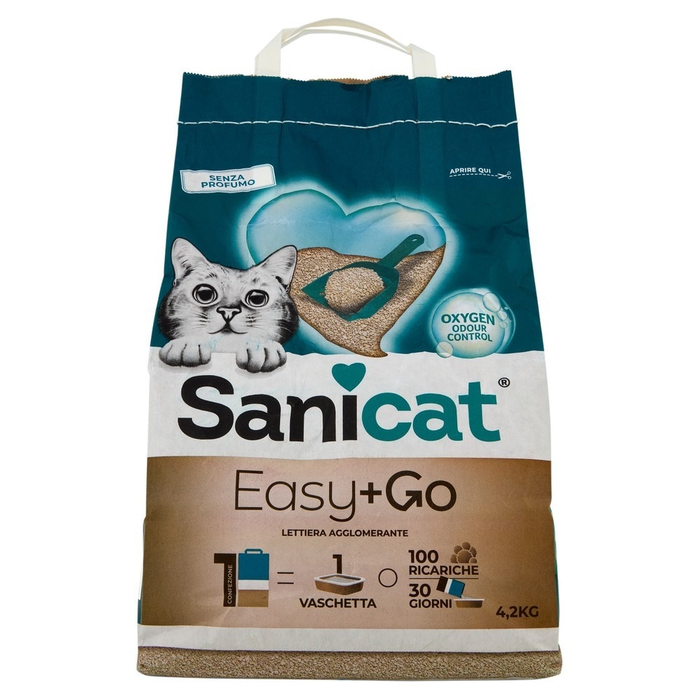 Lettiera agglomerante Easy & Go kg 4,2 in offerta da Bennet
