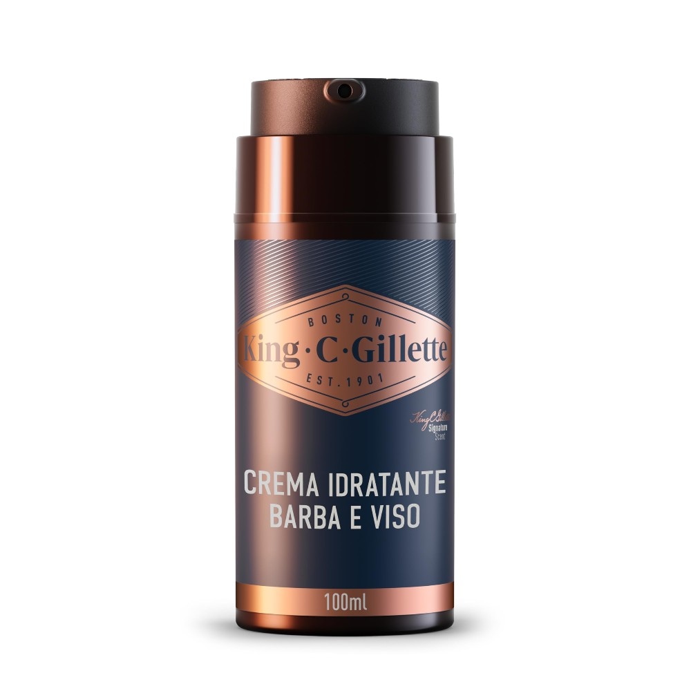 Crema idratante per barba e viso King C Gillette 100 ml in offerta da Carrefour