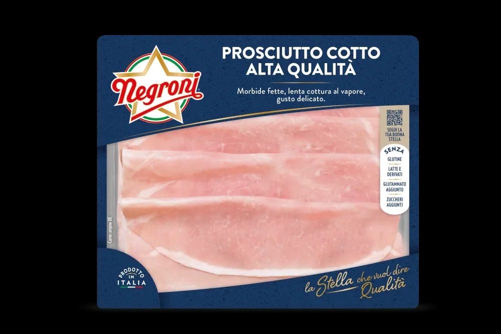 Negroni prosciutto cotto alta qualità 2 x 150 g in offerta da Dpiù