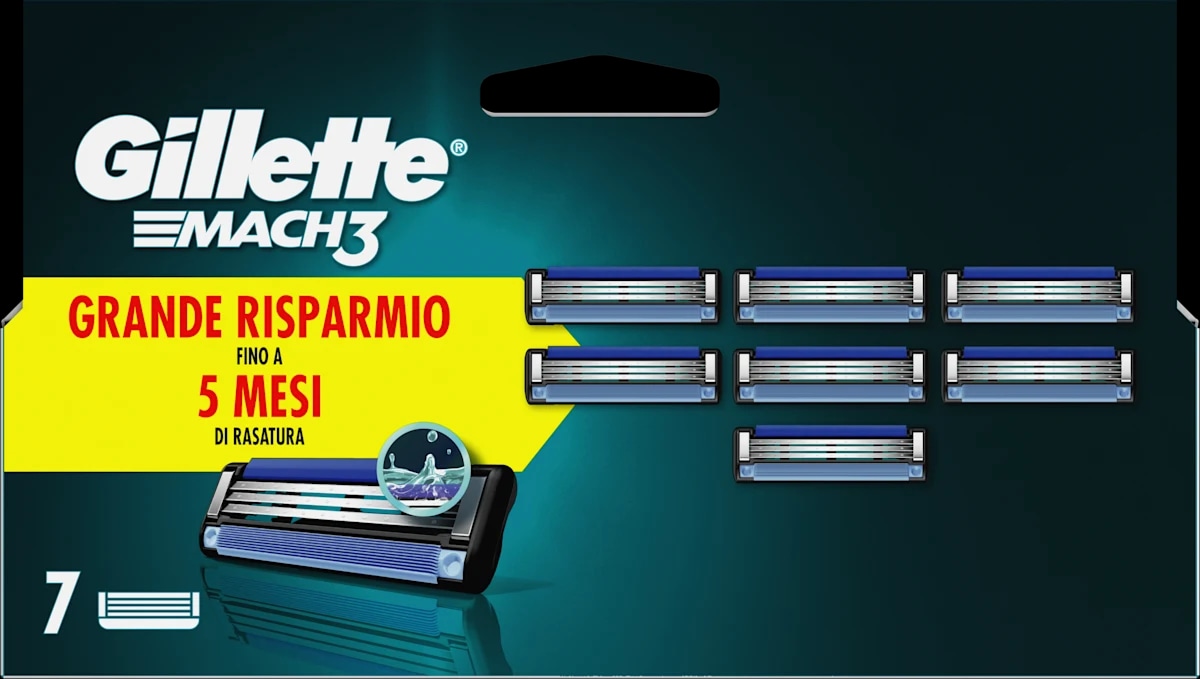 Mach3 Lame 7 pezzi Gillette in offerta da Lidl