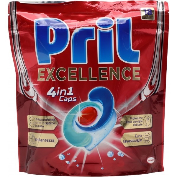 Detersivo per lavastoviglie Excellence Premium 4 in 1 Pril 325,8 g in offerta da Coop