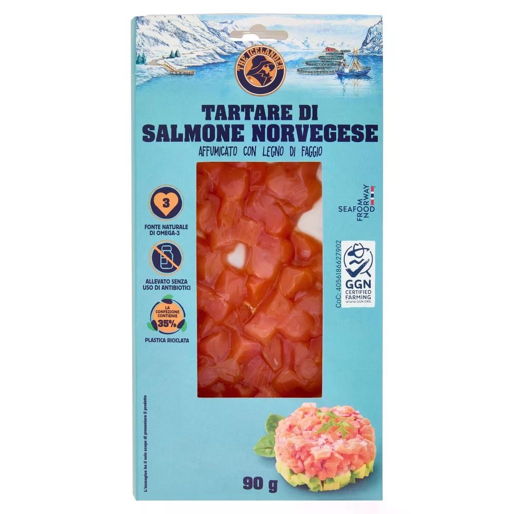 The Icelander tartare di salmone norvegese 90 g in offerta da Carrefour