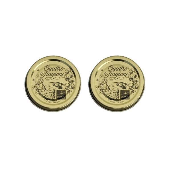 Capsule Bormioli Quattro Stagioni confezione 2 pezzi, diametro 70 mm in offerta da Coop
