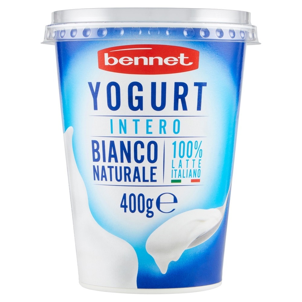 Yogurt intero o magro bianco Bennet 1 kg in offerta da Bennet