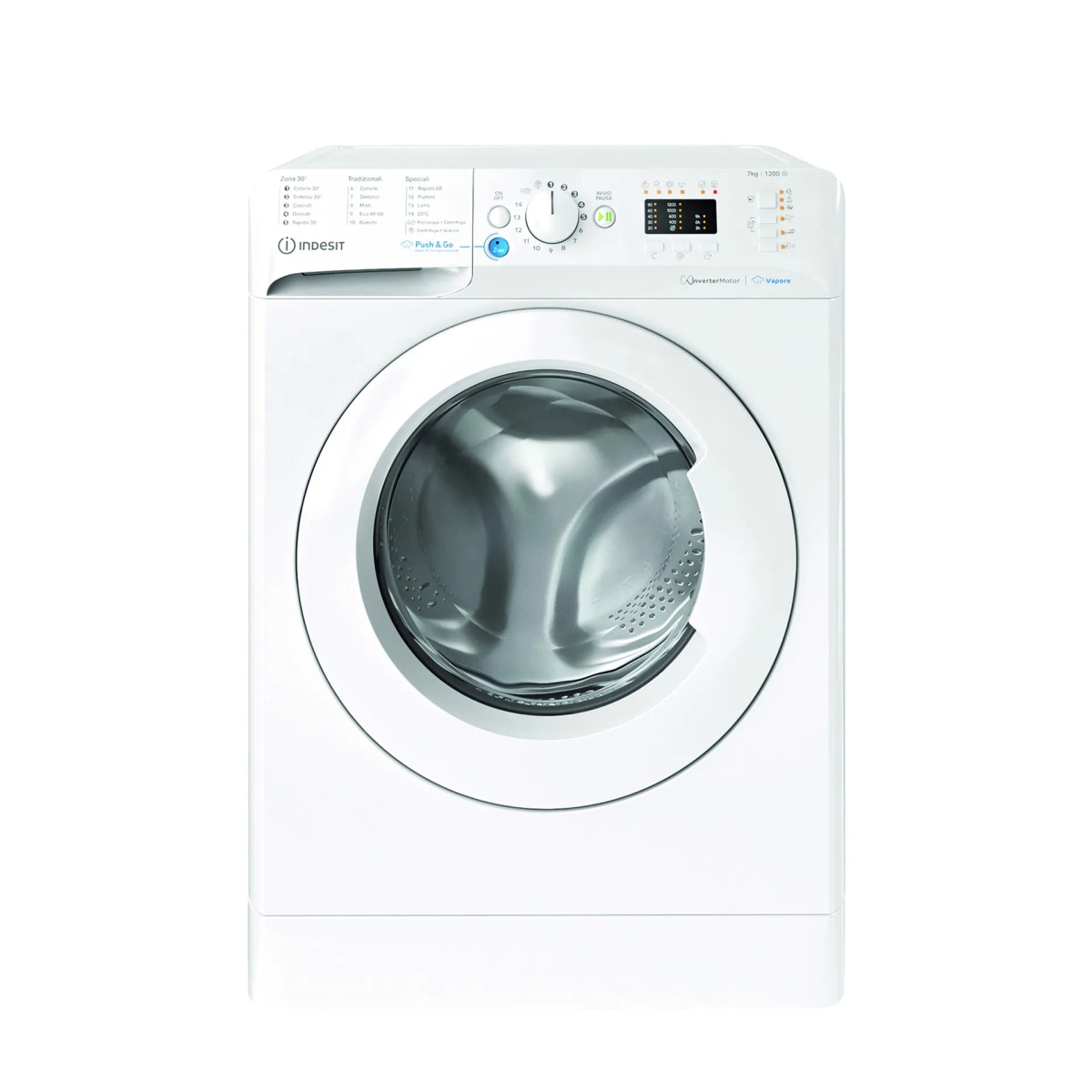 Lavatrice Slim BWSA7126XWVIT Indesit in offerta da Unieuro