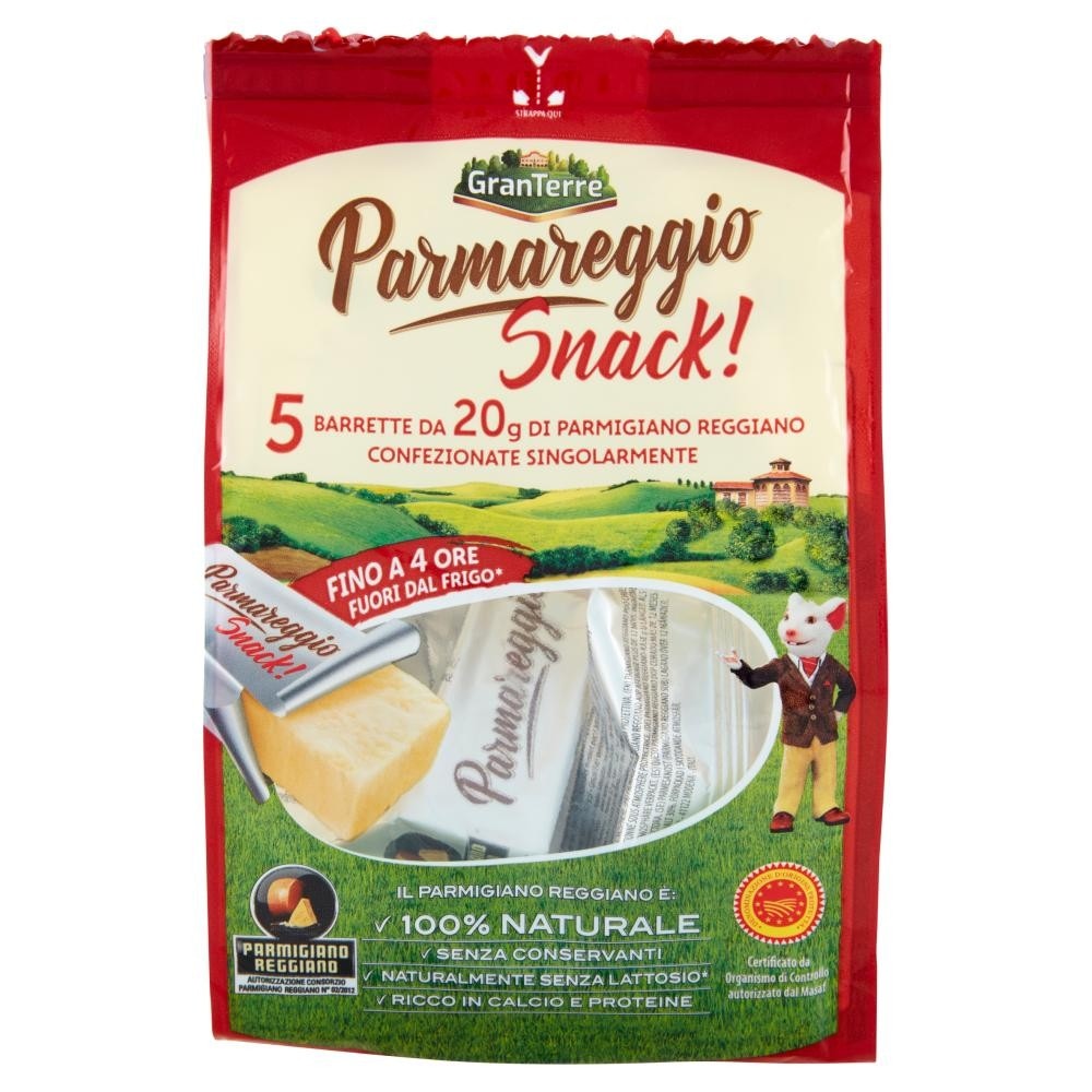 Parmareggio Snack 5 x 20 g in offerta da ALDI