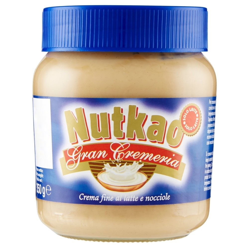 Crema spalmabile al latte con nocciole Nutkao g 350 in offerta da Bennet