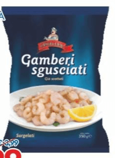 Gamberi sgusciati Le Specialità di Beppe 350 g in offerta da MD