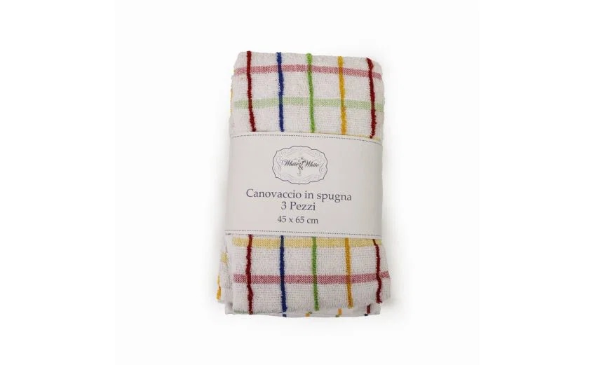 Canovacci spugna Tinto Filo conf. 3 pezzi in offerta da Esselunga