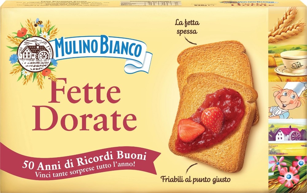 Fette biscottate dorate o integrali Mulino Bianco 630 g x2 in offerta da Iper La grande i