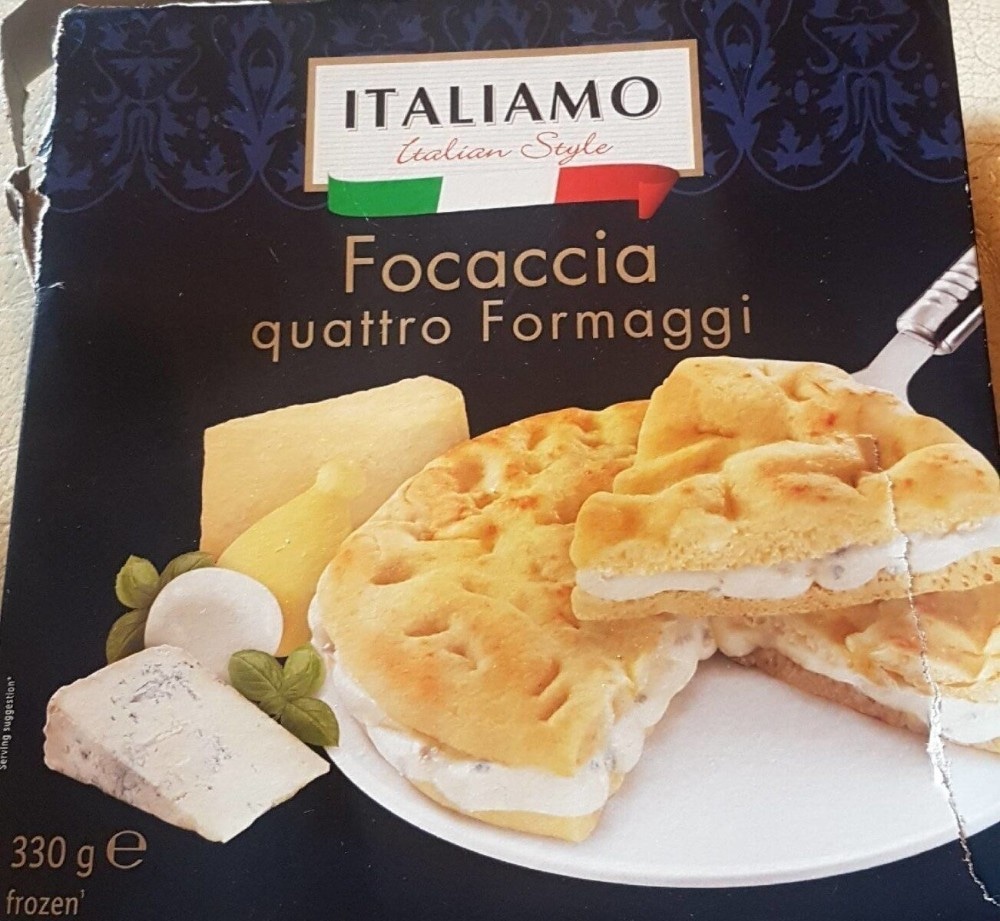Focaccia farcita ai 4 formaggi 330 g confezione Italiamo - Offerta nel negozio Lidl