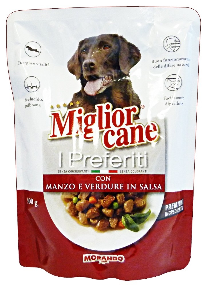 Migliorcane alimento umido per cani I Preferiti 300 g in offerta da Bennet