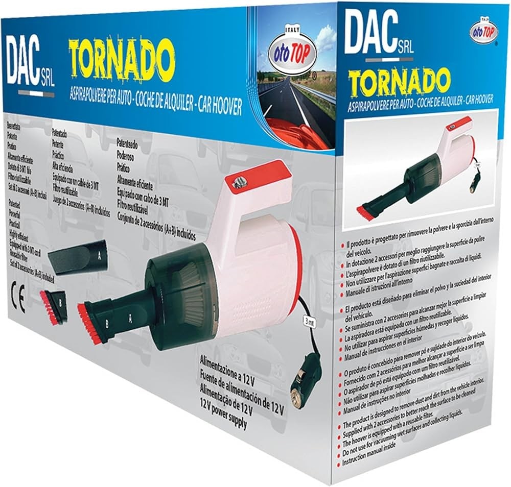 Aspiratore Tornado 12V in offerta da Risparmio Casa
