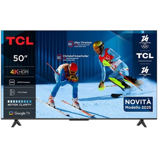 TCL Smart TV 4K LED 50P6K 50" in offerta da Unieuro