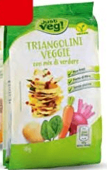 Just Veg! Triangolini 70 g in offerta da ALDI