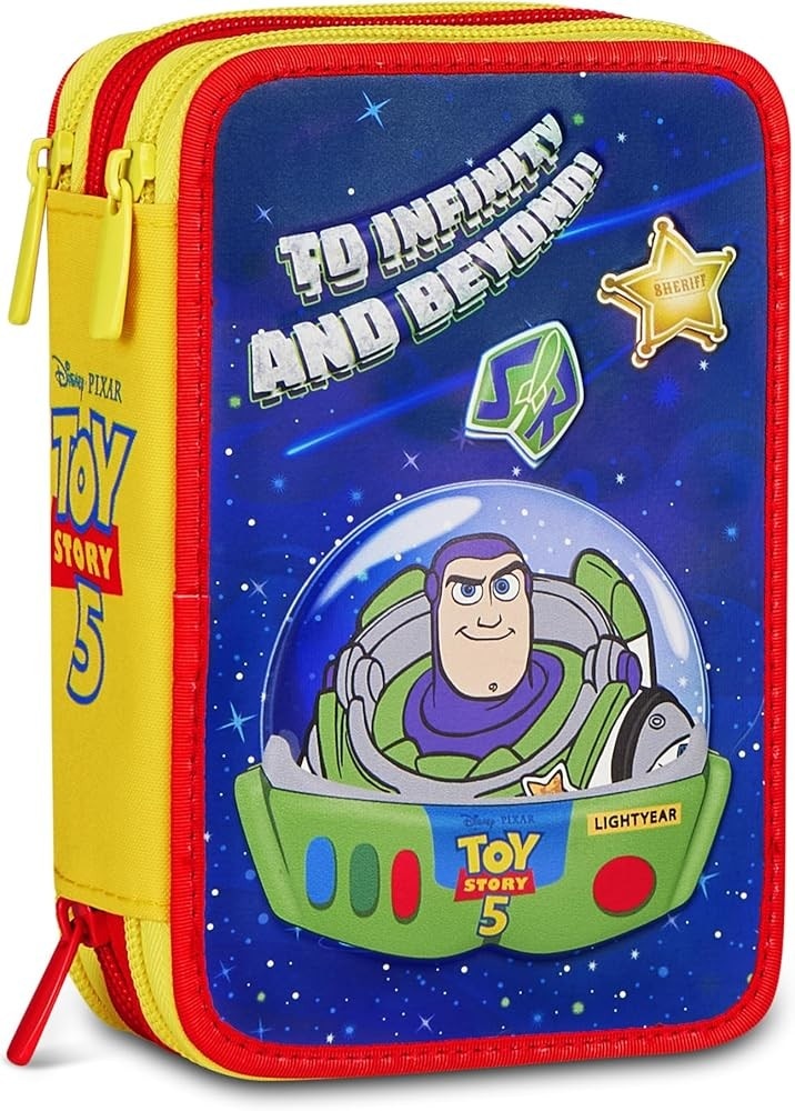 Astuccio 3 zip Toystory in offerta da Carrefour