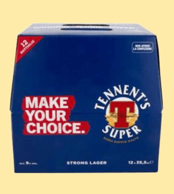 Birra strong lager Tennent's Super 12 x 35,5 cl - Offerta nel negozio Iper La grande i