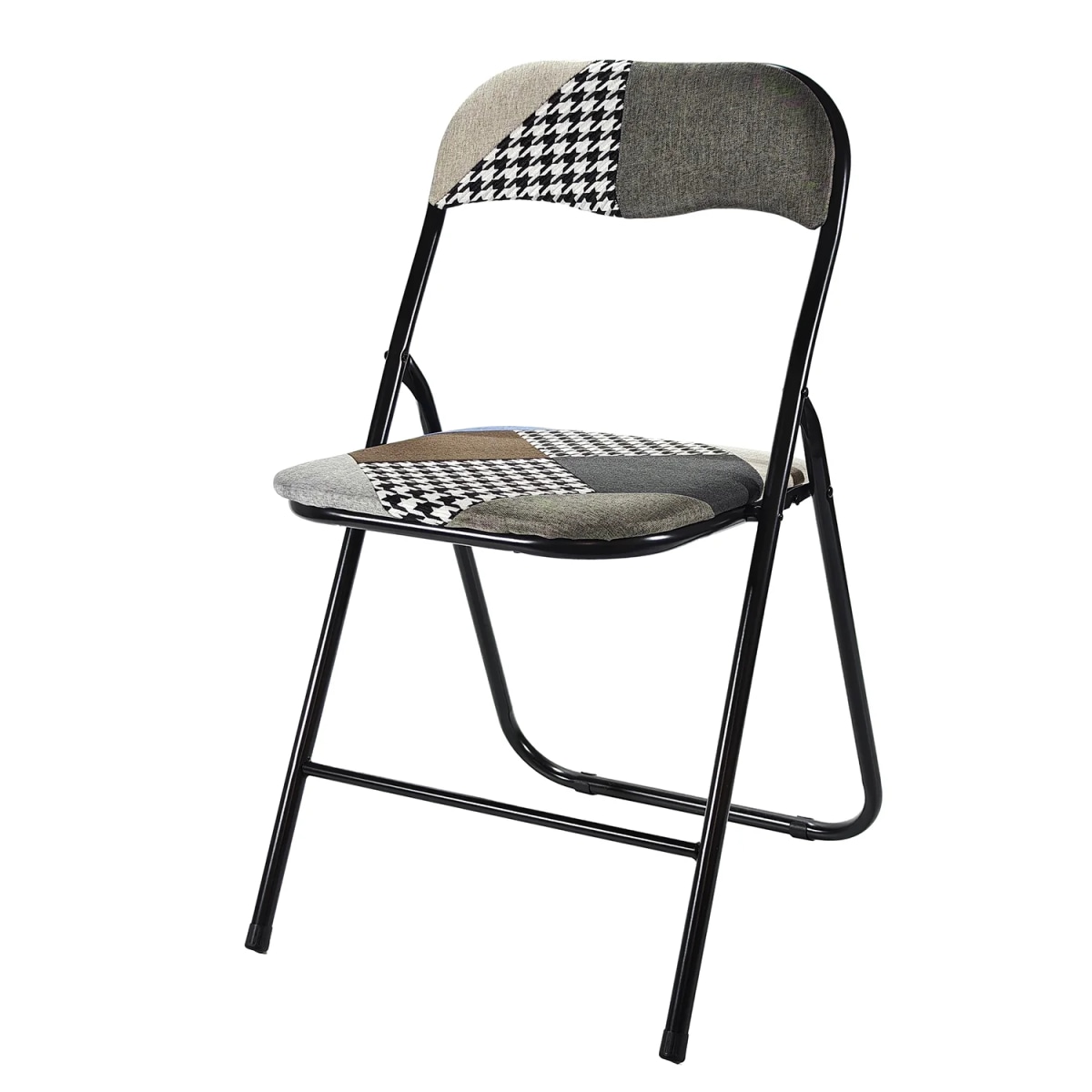 Sedia patchwork pieghevole H 78x44x43 cm in offerta da Happy Casa