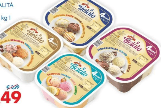 Gelato Le Specialità di Beppe assortiti 1 kg in offerta da MD