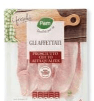 Prosciutto cotto alta qualità PAM 120 g in offerta da Panorama
