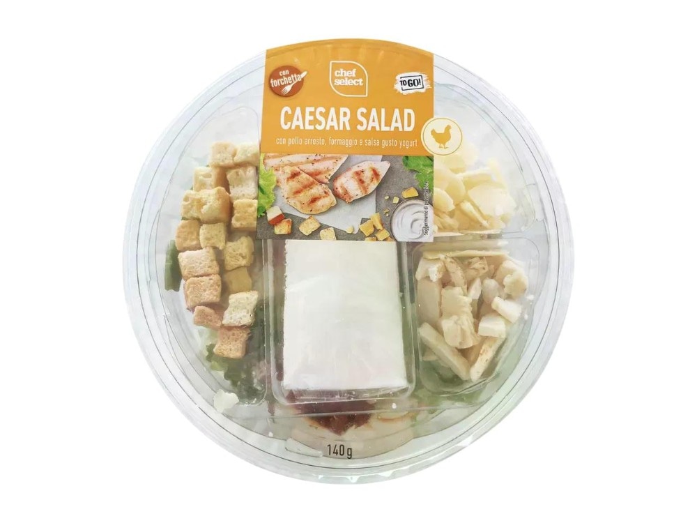 Caesar Salad o Tasty Salad 140 g confezione Chef Select to go in offerta da Lidl